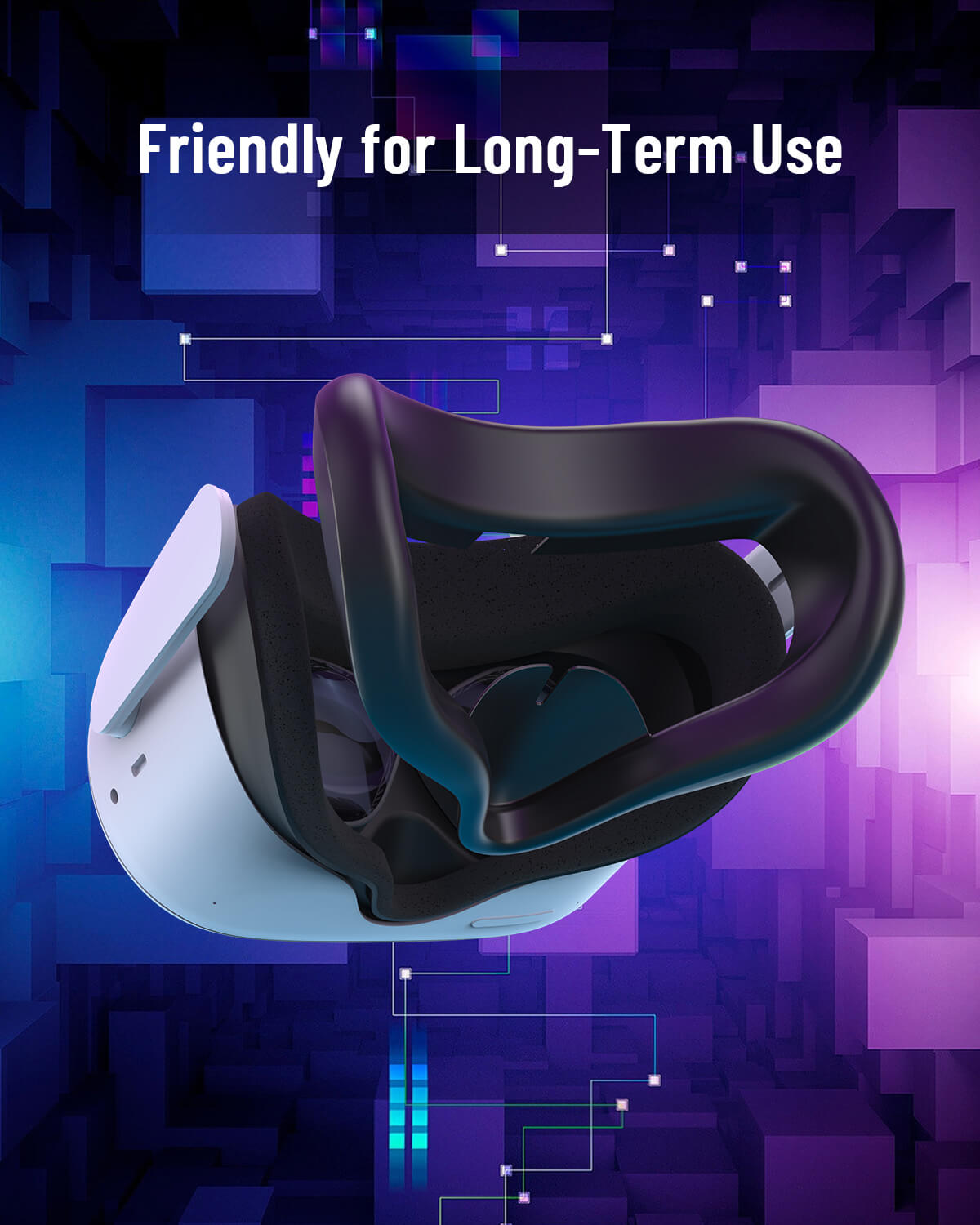 Funda facial de silicona ZyberVR Quest 2