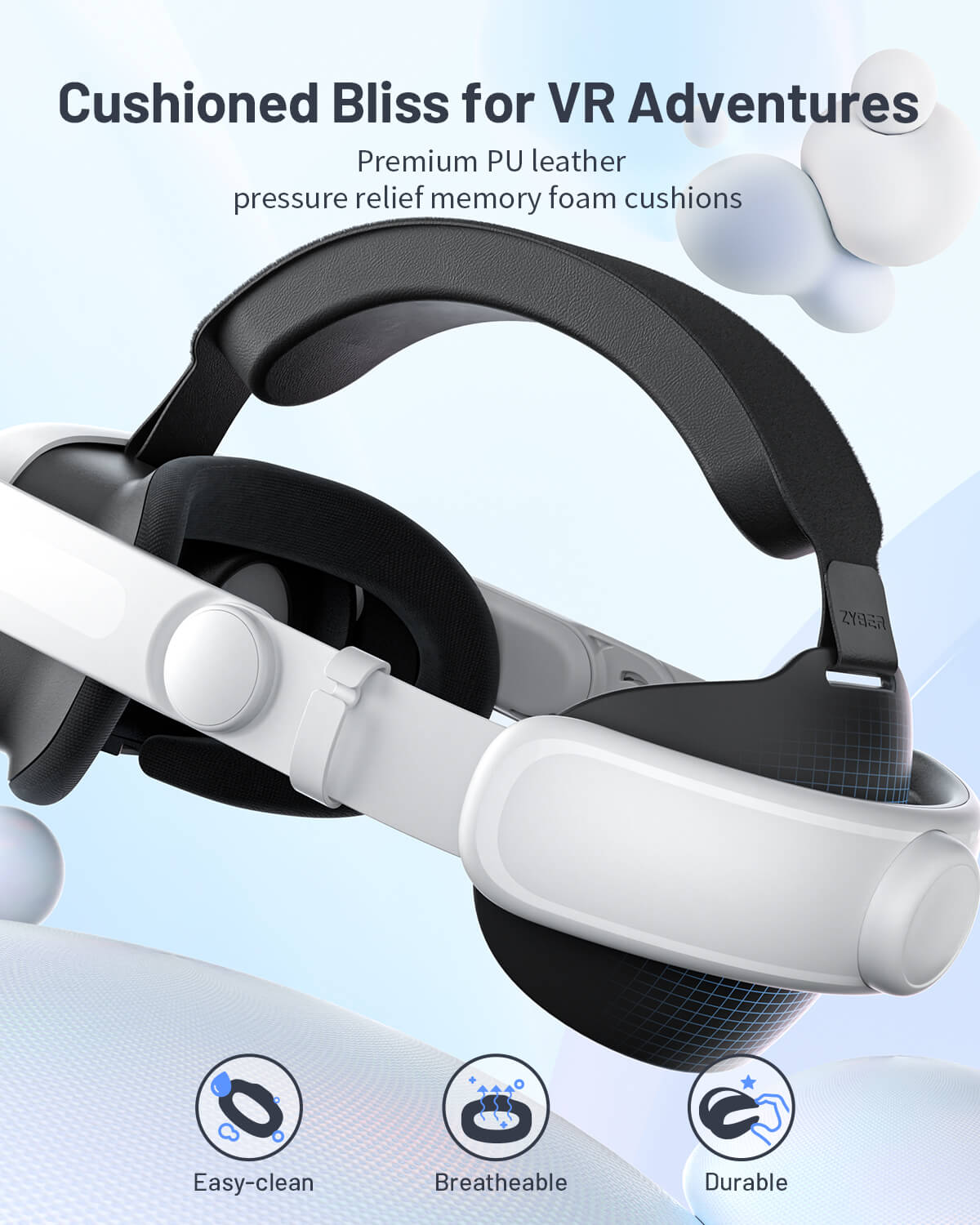 ZyberVR ZERO Elite Strap for Quest 3/3S