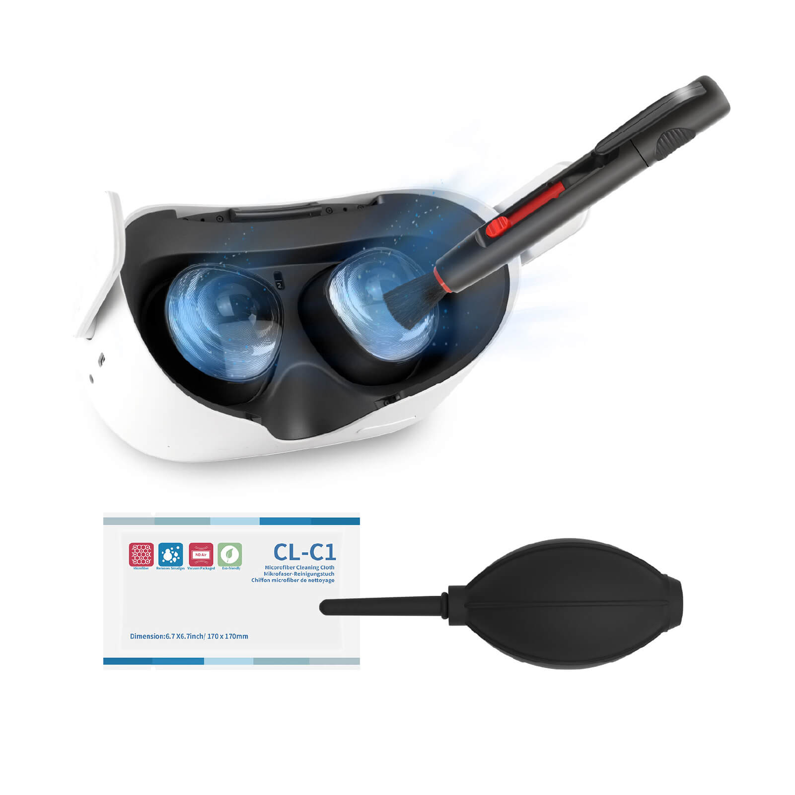 Kit nettoyage casque VR