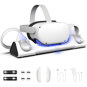 ZyberVR 3-in-1 Charging Dock for Quest 2