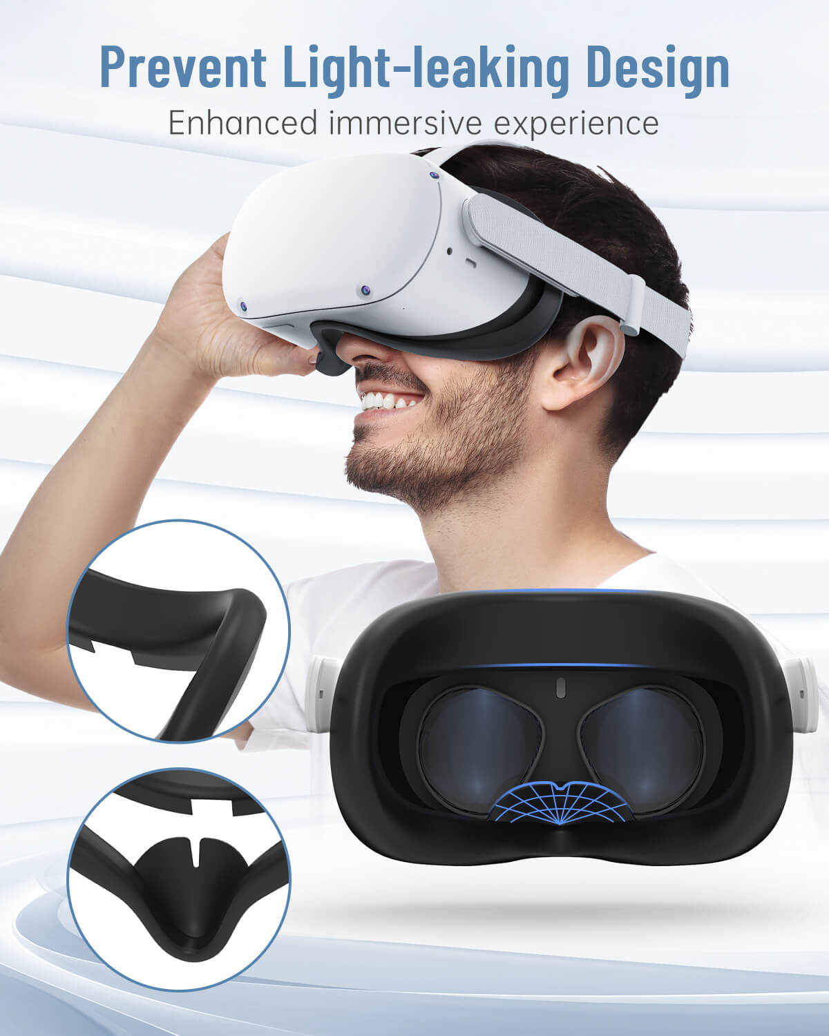 ZyberVR Quest 2 Silicone Face Cover