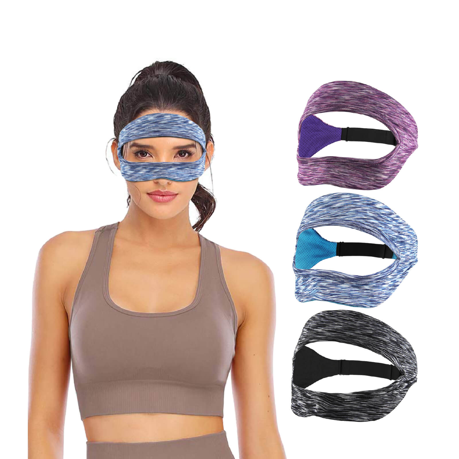 Mask Sweat Less ZyberVR VR Mask Sweat Band (3PCS) for Quest 3, Quest 2, Pico 4, and PSVR2