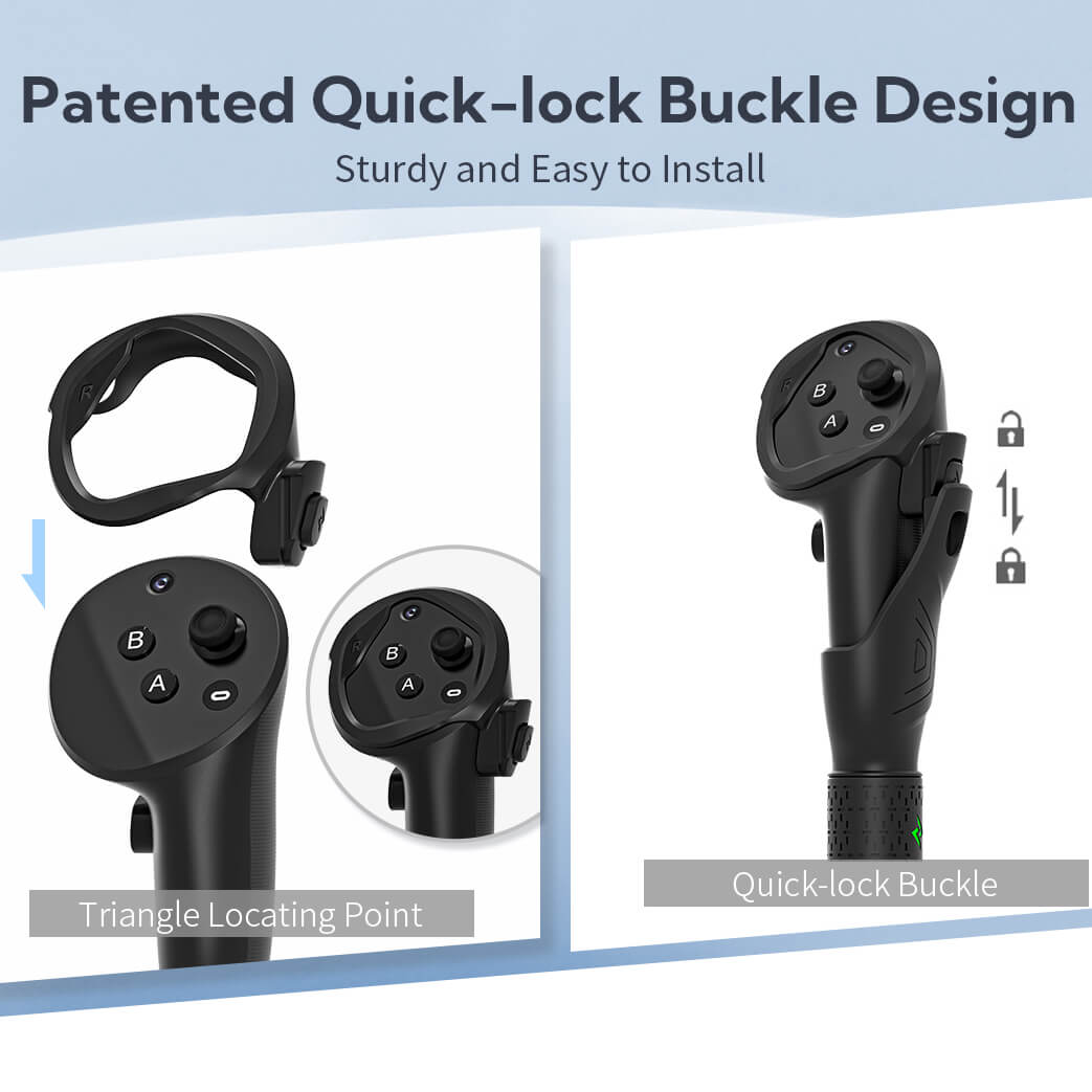 ZyberVR Quest Pro Quick-Release Buckles