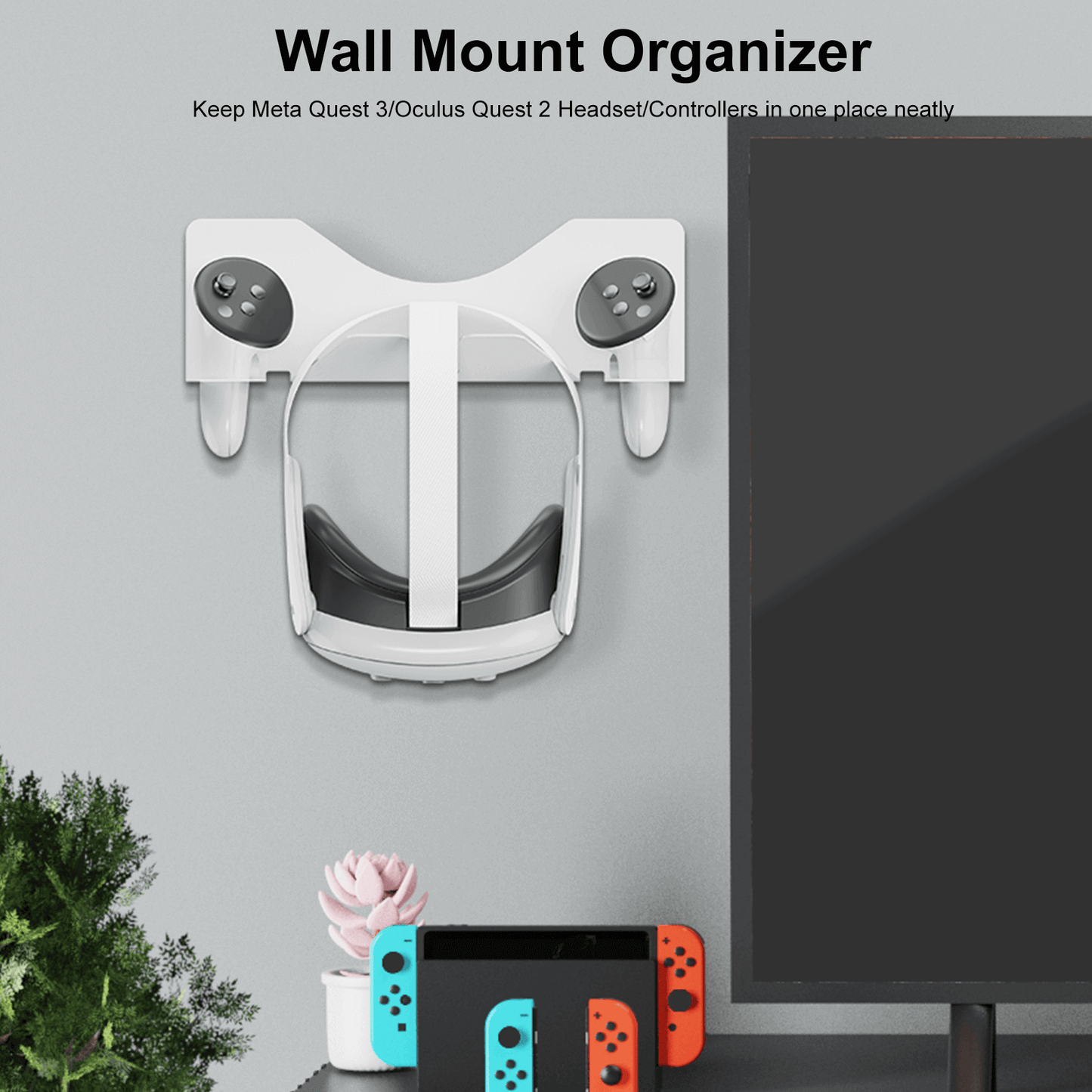 ZyberVR Metal Wall Mount Storage Stand