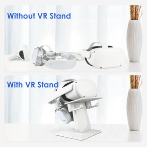 ZyberVR Headset and Controllers Desktop Stand for Quest 2