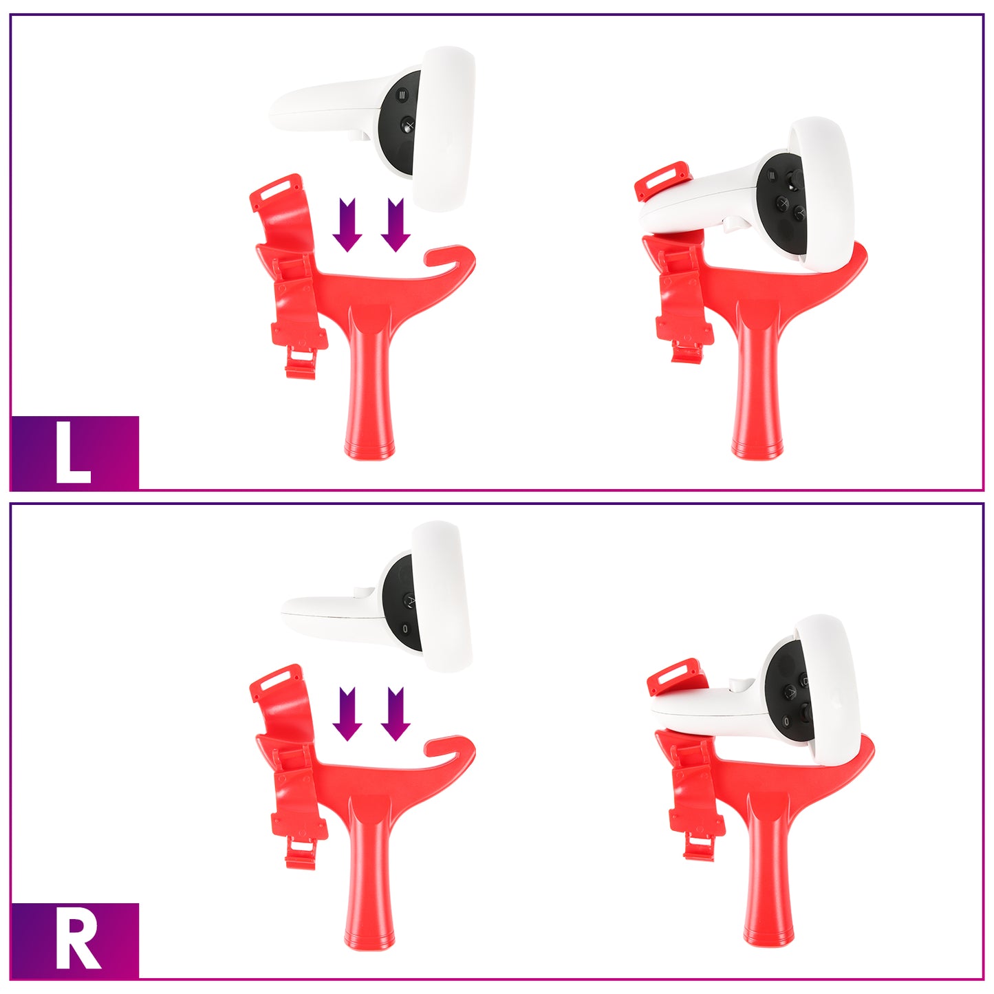 ZyberVR Quest 2 Table Tennis Paddles (A Pair)