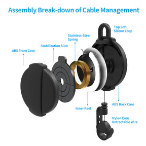 ZyberVR Cable Management (6 Packs) for Quest 2