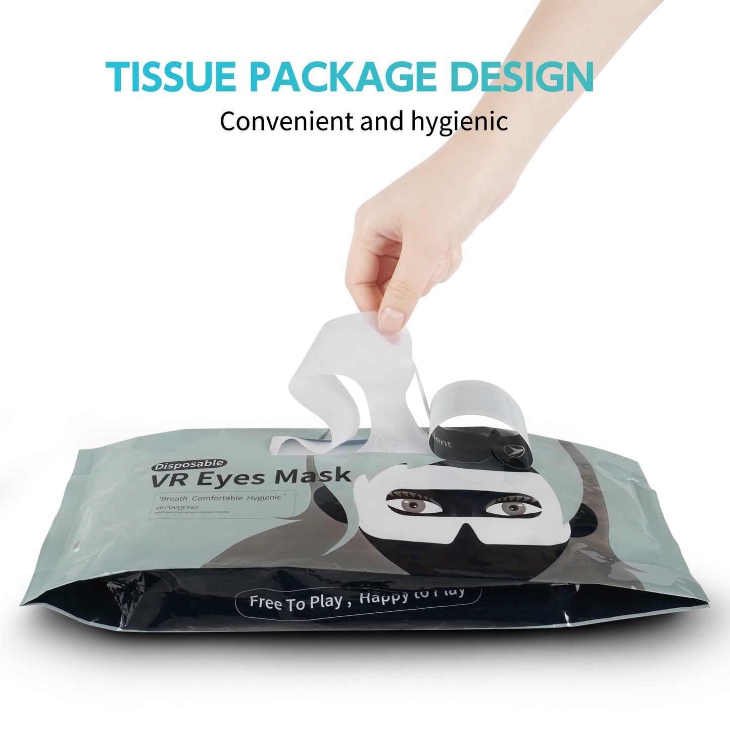 ZyberVR Disposable Face Cover (100 Pcs)