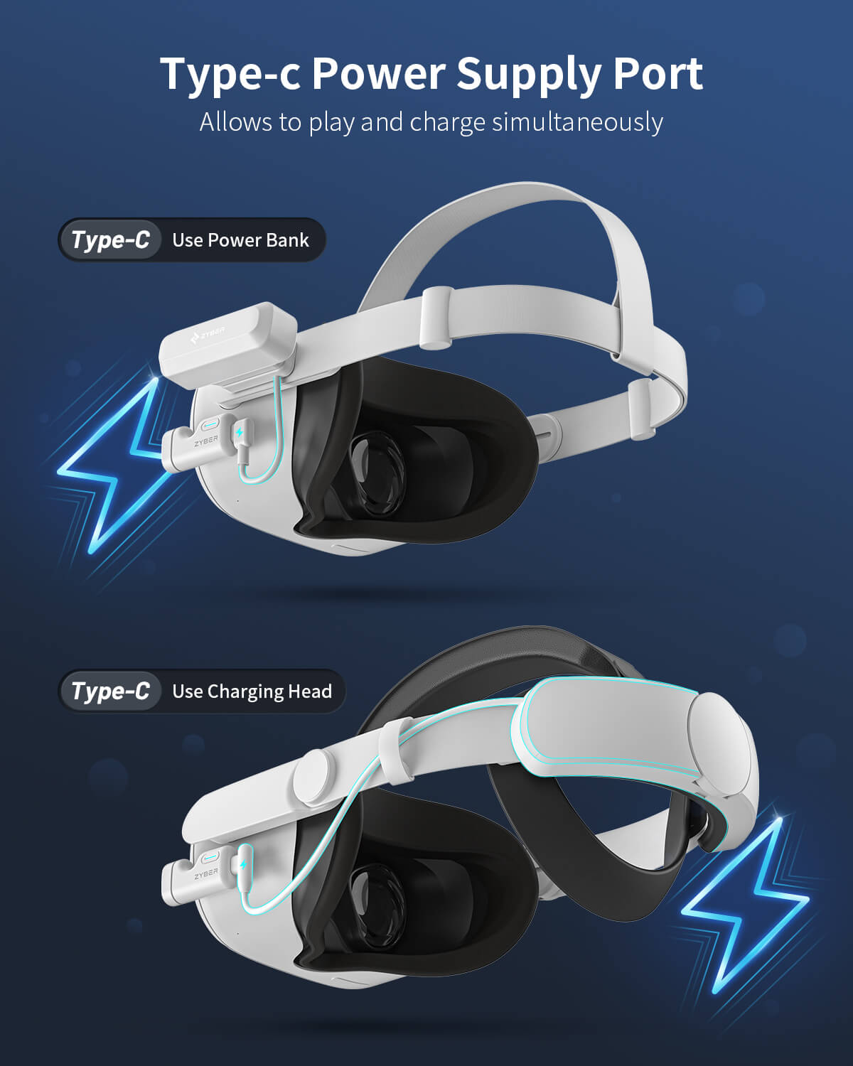 ZyberVR 3W U-Shaped IR Light with 855nm Wavelength