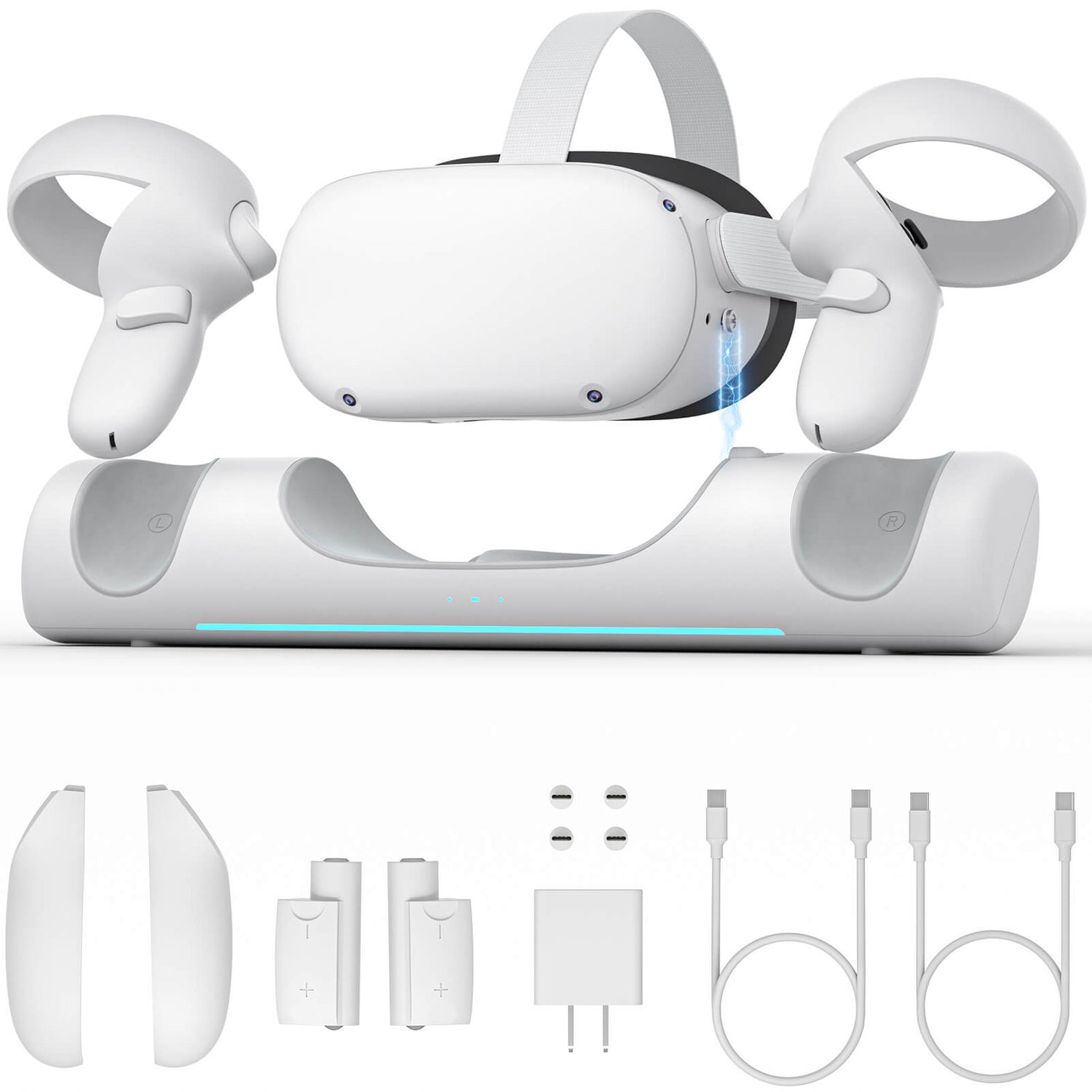 ZyberVR Quest Wireless Charging Dock - Main Image