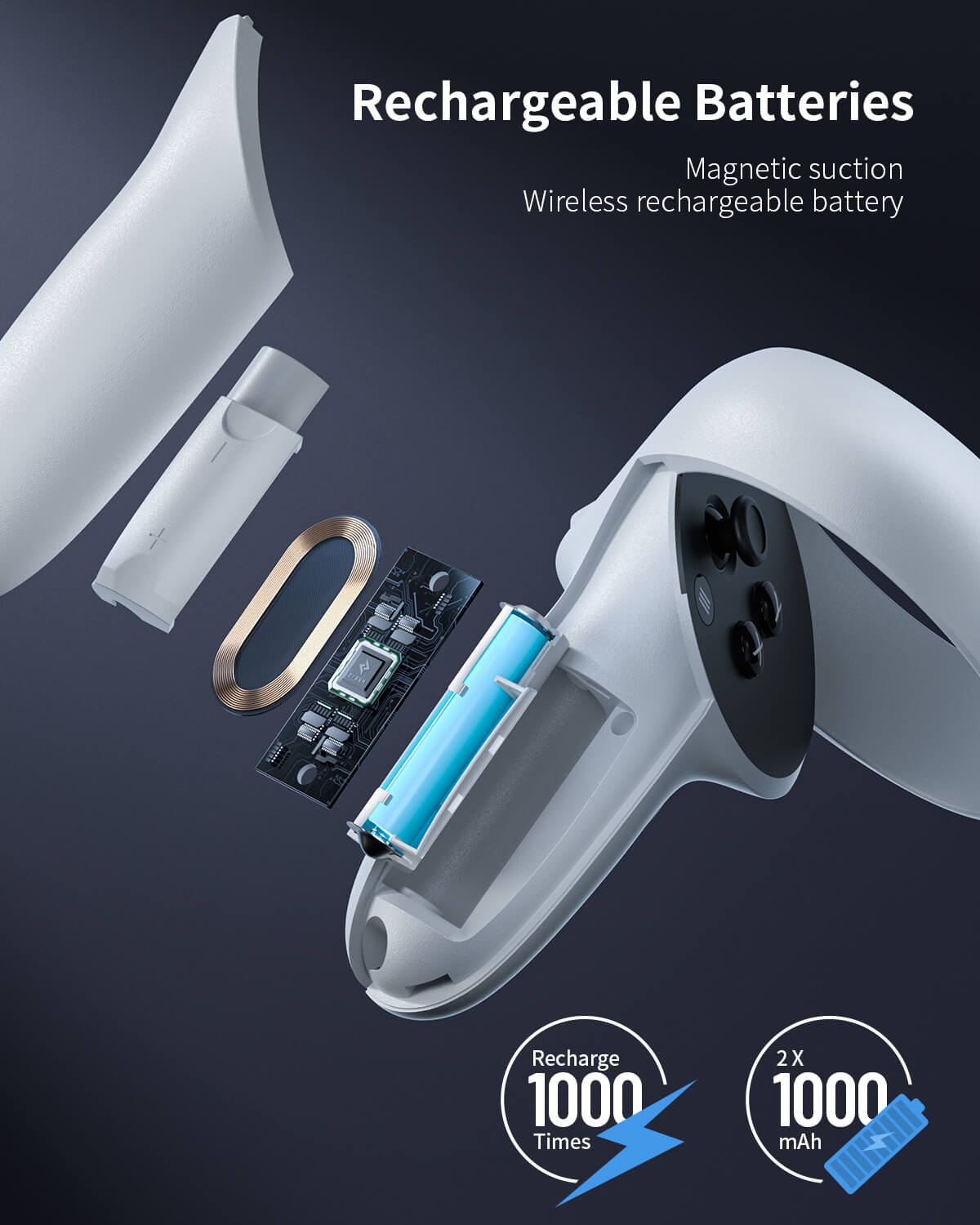 How To Change Controller Batteries Oculus Quest Battery