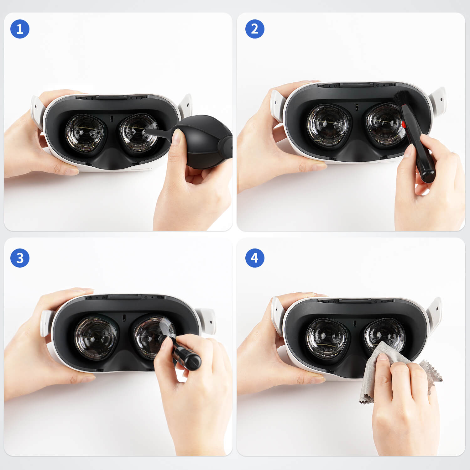 ZyberVR Virtual Reality Headset Lenses Cleaner Kit
